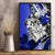 Polynesian Valentine Canvas Wall Art Couple Floral Unique Blue Version LT01 - Polynesian Pride