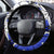 Polynesian Valentine Steering Wheel Cover Couple Floral Unique Blue Version LT01 - Polynesian Pride