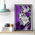 Polynesian Valentine Canvas Wall Art Couple Floral Unique Purple Version LT01 - Polynesian Pride