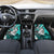 Polynesian Valentine Car Mats Couple Floral Unique Turquoise Version LT01 - Polynesian Pride