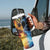 Personalised Polynesian Heart In Fire And Water Tumbler With Handle Romantic Elements