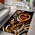 Personalised Polynesian Fiery Heart Area Rug Passionate Love