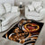 Personalised Polynesian Fiery Heart Area Rug Passionate Love