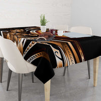Personalised Polynesian Fiery Heart Tablecloth Passionate Love LT01 - Polynesian Pride