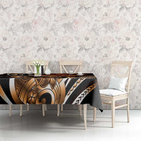 Personalised Polynesian Fiery Heart Tablecloth Passionate Love LT01 - Polynesian Pride