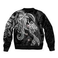 Polynesian Mermaid Plumeria Tribal Tattoo Bomber Jacket LT01 - Polynesian Pride