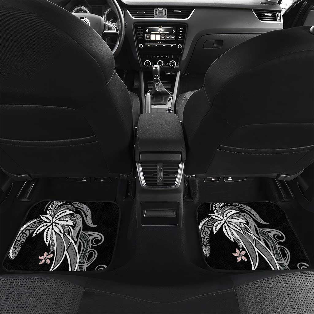 Polynesian Mermaid Plumeria Tribal Tattoo Car Mats