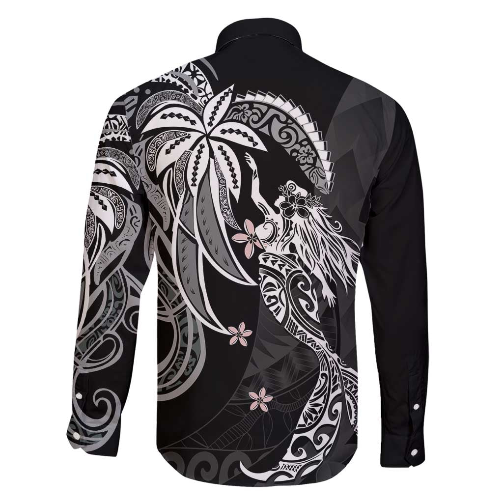 Polynesian Mermaid Plumeria Tribal Tattoo Family Matching Mermaid Dress and Hawaiian Shirt LT01 - Polynesian Pride