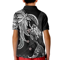 Polynesian Mermaid Plumeria Tribal Tattoo Kid Polo Shirt LT01 - Polynesian Pride