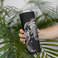 Polynesian Mermaid Plumeria Tribal Tattoo Skinny Tumbler LT01 - Polynesian Pride