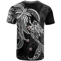 Polynesian Mermaid Plumeria Tribal Tattoo T Shirt LT01 - Polynesian Pride