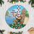 Hawaii Christmas Santa Claus Tree Skirt Mele Kalikimaka Tropical Beach