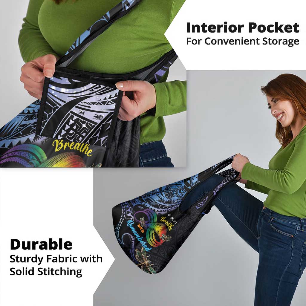 Polynesian Memorial Grocery Bag As Long As I Breathe You'll Be Remembered