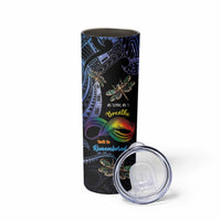 Personalised Polynesian Memorial Skinny Tumbler As Long As I Breathe You'll Be Remembered LT01 - Polynesian Pride
