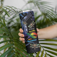 Personalised Polynesian Memorial Skinny Tumbler As Long As I Breathe You'll Be Remembered LT01 - Polynesian Pride