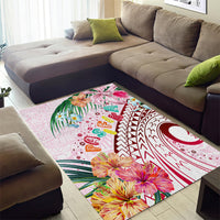 Pasifika Festival Area Rug Tribal Pattern Tropical Style