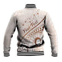 Pasifika Festival Baseball Jacket Vintage Tribal Pattern LT01 - Polynesian Pride