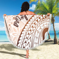 Pasifika Festival Beach Blanket Vintage Tribal Pattern