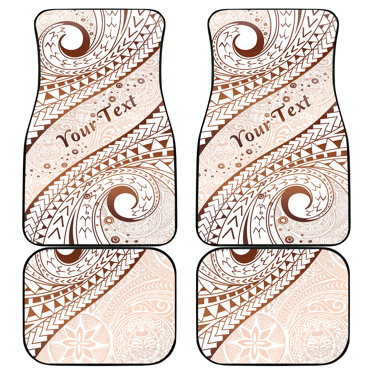 Pasifika Festival Car Mats Vintage Tribal Pattern
