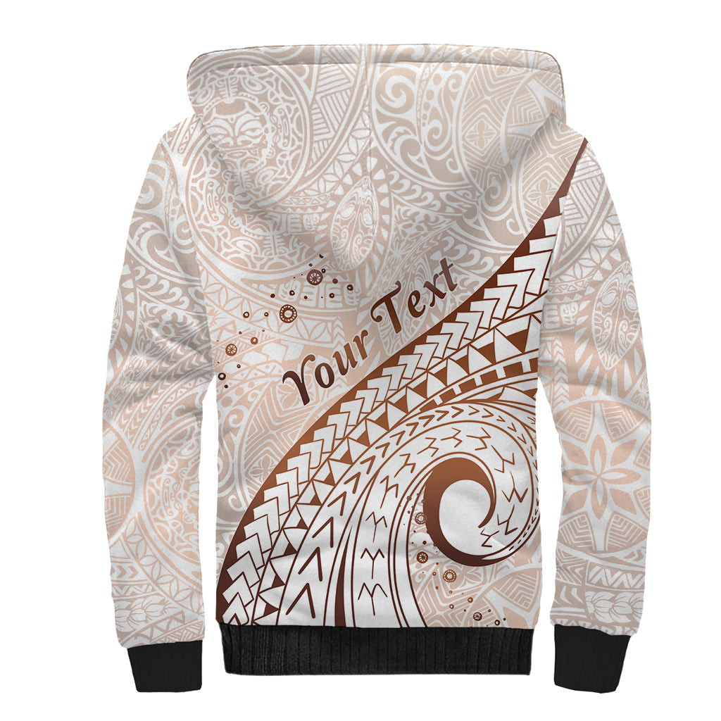 Pasifika Festival Sherpa Hoodie Vintage Tribal Pattern LT01 - Polynesian Pride