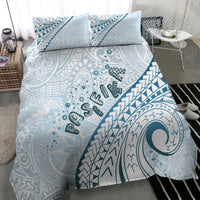 Pasifika Festival Bedding Set Tribal Pattern Blue Version