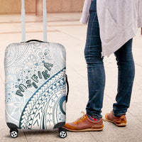 Pasifika Festival Luggage Cover Tribal Pattern Blue Version