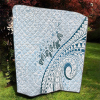 Pasifika Festival Quilt Tribal Pattern Blue Version LT01 - Polynesian Pride