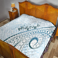 Pasifika Festival Quilt Tribal Pattern Blue Version LT01 - Polynesian Pride