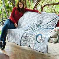 Pasifika Festival Quilt Tribal Pattern Blue Version LT01 - Polynesian Pride