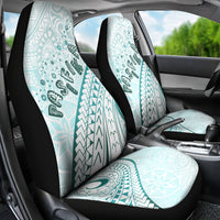 Pasifika Festival Car Seat Cover Tribal Pattern Teal Version