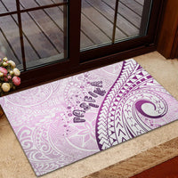 Pasifika Festival Rubber Doormat Tribal Pattern Lilac Version LT01 - Polynesian Pride