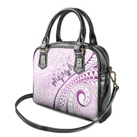 Pasifika Festival Shoulder Handbag Tribal Pattern Lilac Version