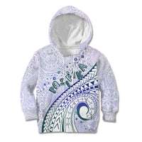 Pasifika Festival Kid Hoodie Tribal Pattern Violet Version LT01 Hoodie Purple - Polynesian Pride