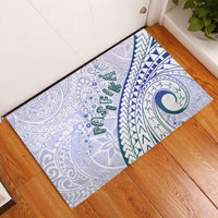 Pasifika Festival Rubber Doormat Tribal Pattern Violet Version LT01 Purple - Polynesian Pride
