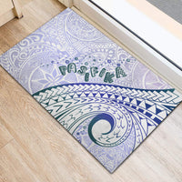 Pasifika Festival Rubber Doormat Tribal Pattern Violet Version LT01 - Polynesian Pride
