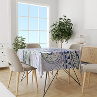 Pasifika Festival Tablecloth Tribal Pattern Violet Version LT01 - Polynesian Pride