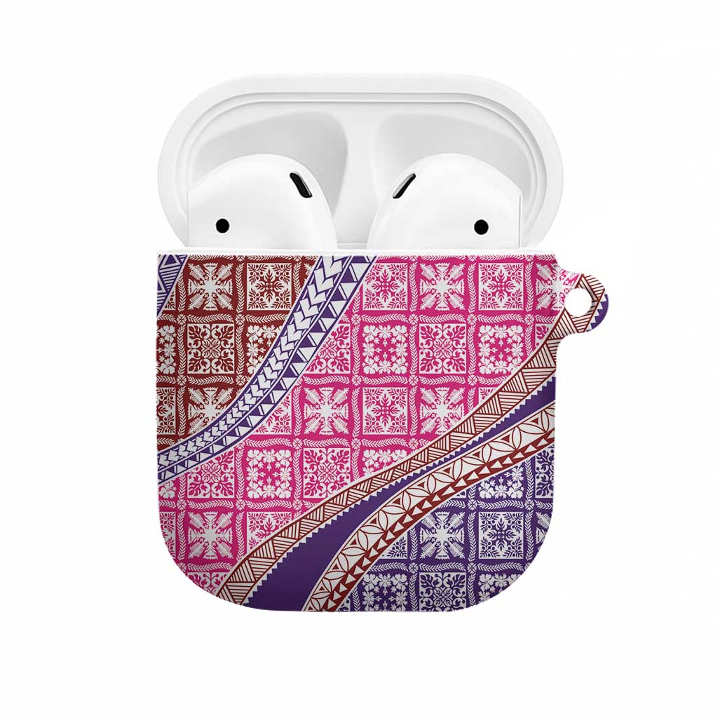 Hawaiian Quilt Pattern AirPods Case Sweet Color Mixed - Polynesian Pride