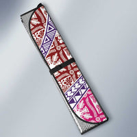 Hawaiian Quilt Pattern Auto Sun Shade Sweet Color Mixed - Polynesian Pride