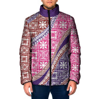 Hawaiian Quilt Pattern Padded Jacket Sweet Color Mixed - Polynesian Pride