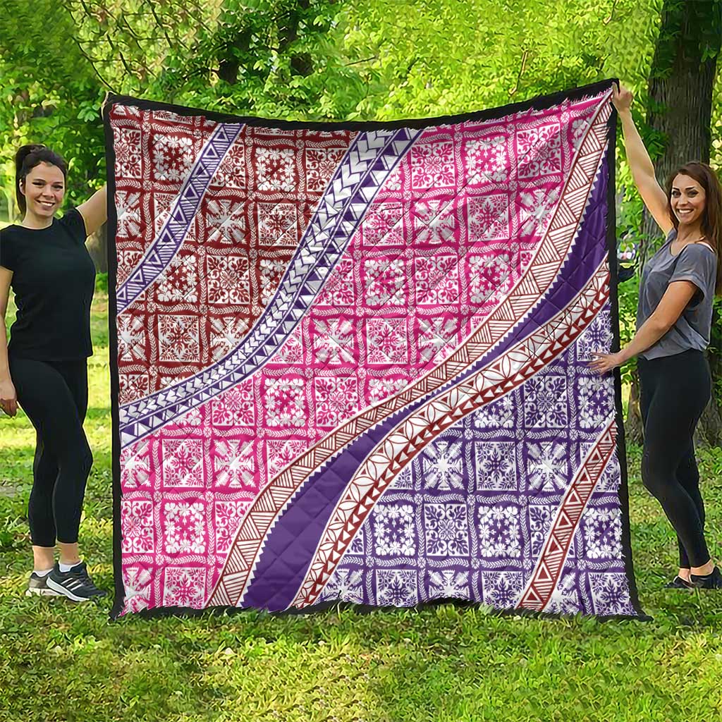 Hawaiian Quilt Pattern Quilt Sweet Color Mixed - Polynesian Pride