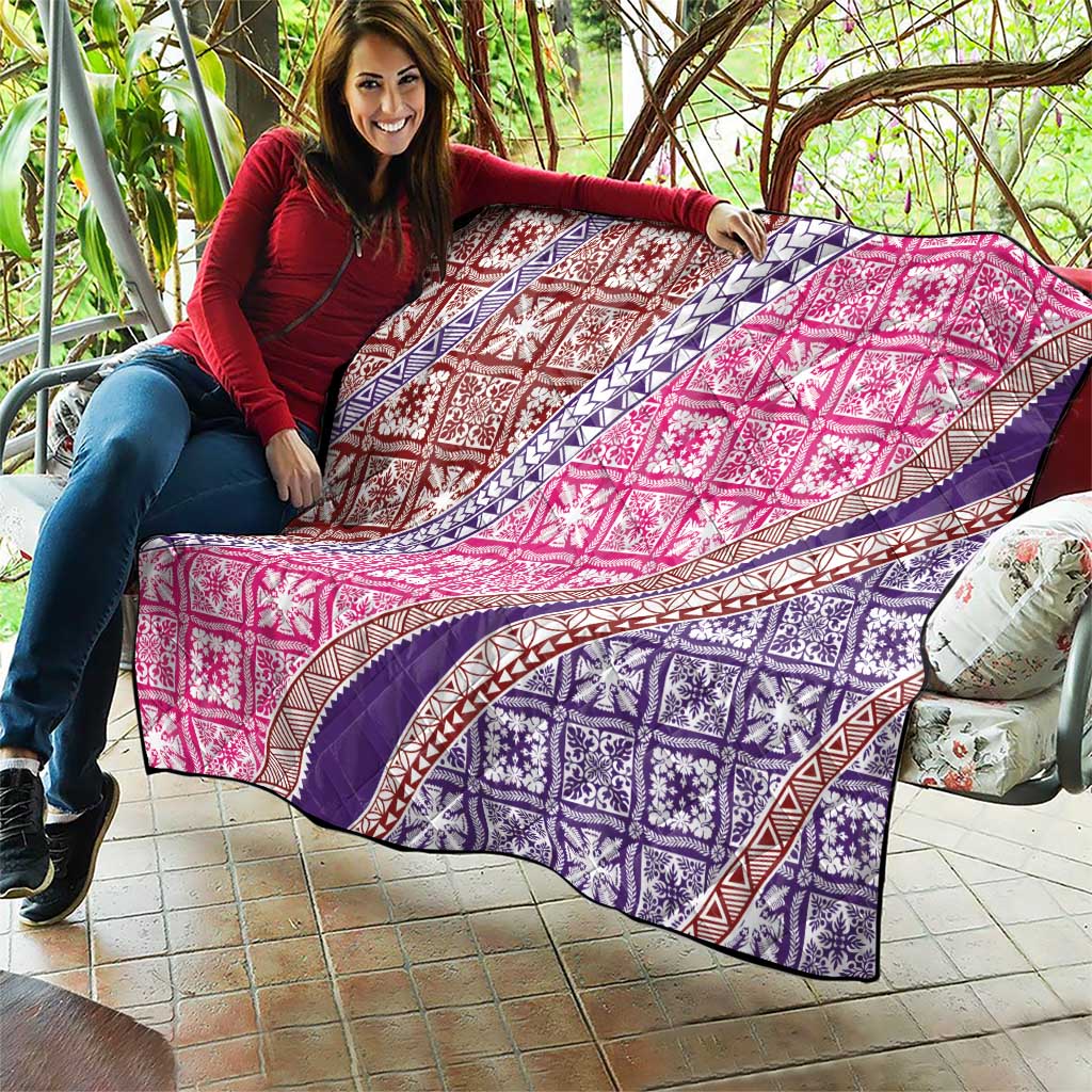 Hawaiian Quilt Pattern Quilt Sweet Color Mixed - Polynesian Pride