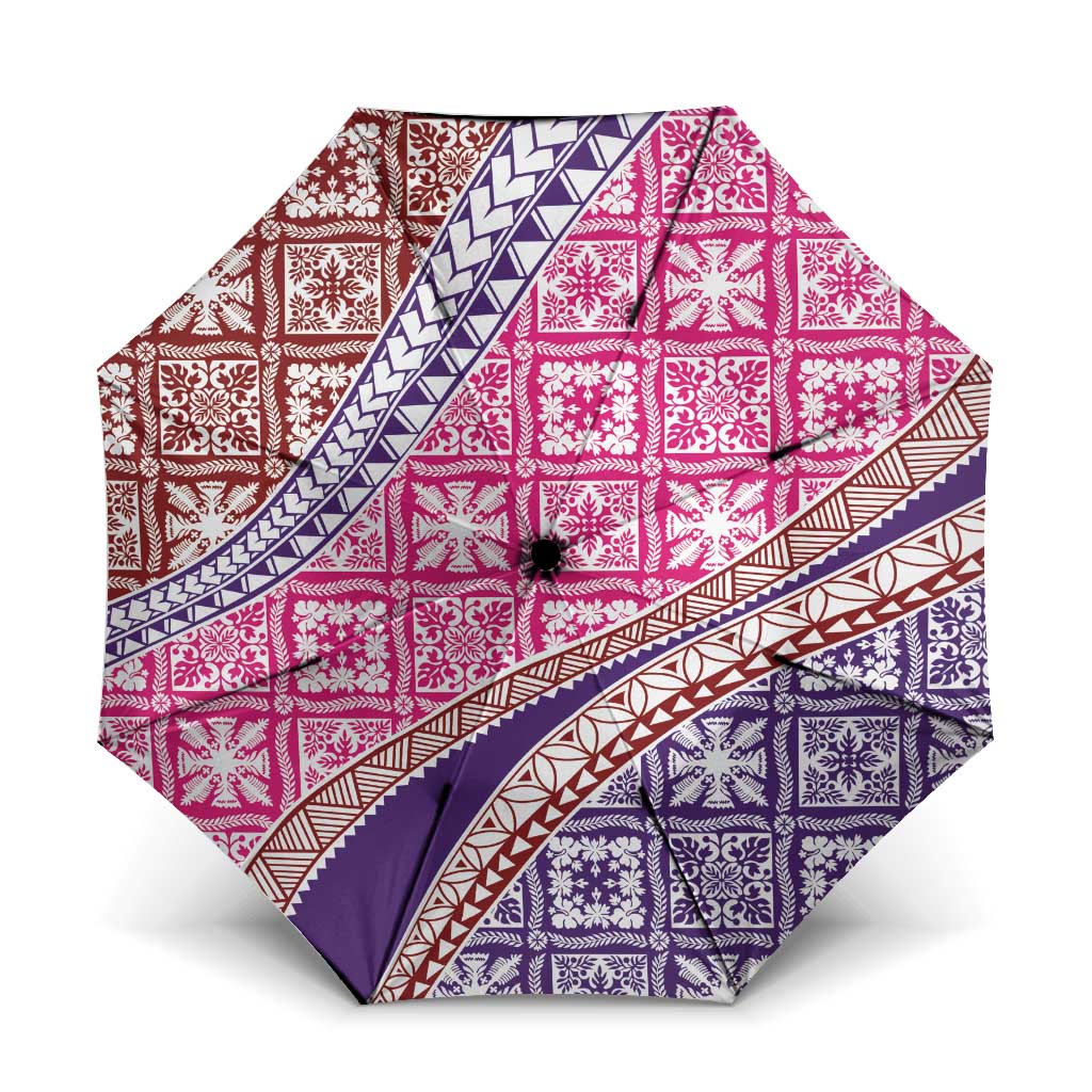 Hawaiian Quilt Pattern Umbrella Sweet Color Mixed - Polynesian Pride