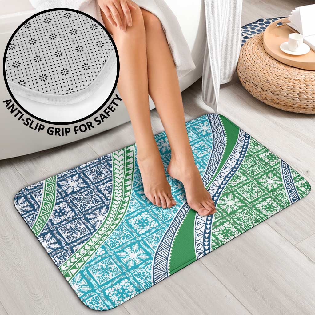 Hawaiian Quilt Pattern Bathroom Set Fresh Color Mixed - Polynesian Pride