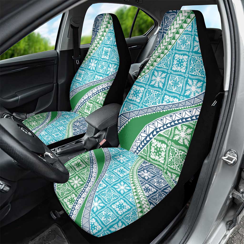 Hawaiian Quilt Pattern Car Seat Cover Fresh Color Mixed - Polynesian Pride
