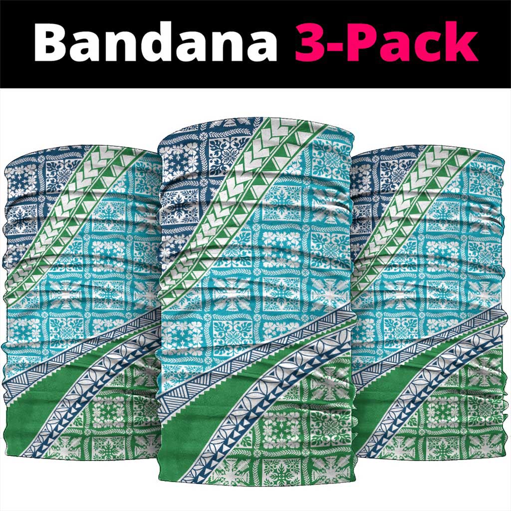 Hawaiian Quilt Pattern Neck Gaiter Fresh Color Mixed - Polynesian Pride