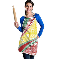 Hawaiian Quilt Pattern Apron Special Color Mixed - Polynesian Pride