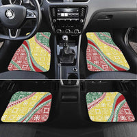 Hawaiian Quilt Pattern Car Mats Special Color Mixed - Polynesian Pride
