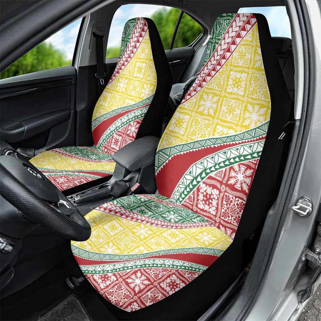 Hawaiian Quilt Pattern Car Seat Cover Special Color Mixed - Polynesian Pride