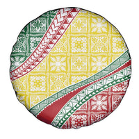 Hawaiian Quilt Pattern Spare Tire Cover Special Color Mixed - Polynesian Pride