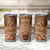 Personalised Fiji Masi Tumbler Cup Bula Fijian Masi Tapa Vintage Style